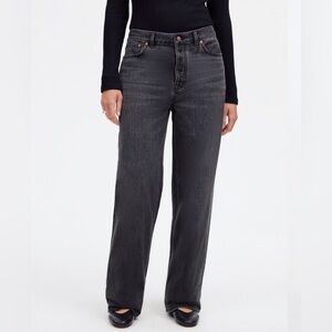 Madewell Women's Gray Straight Leg Jeans